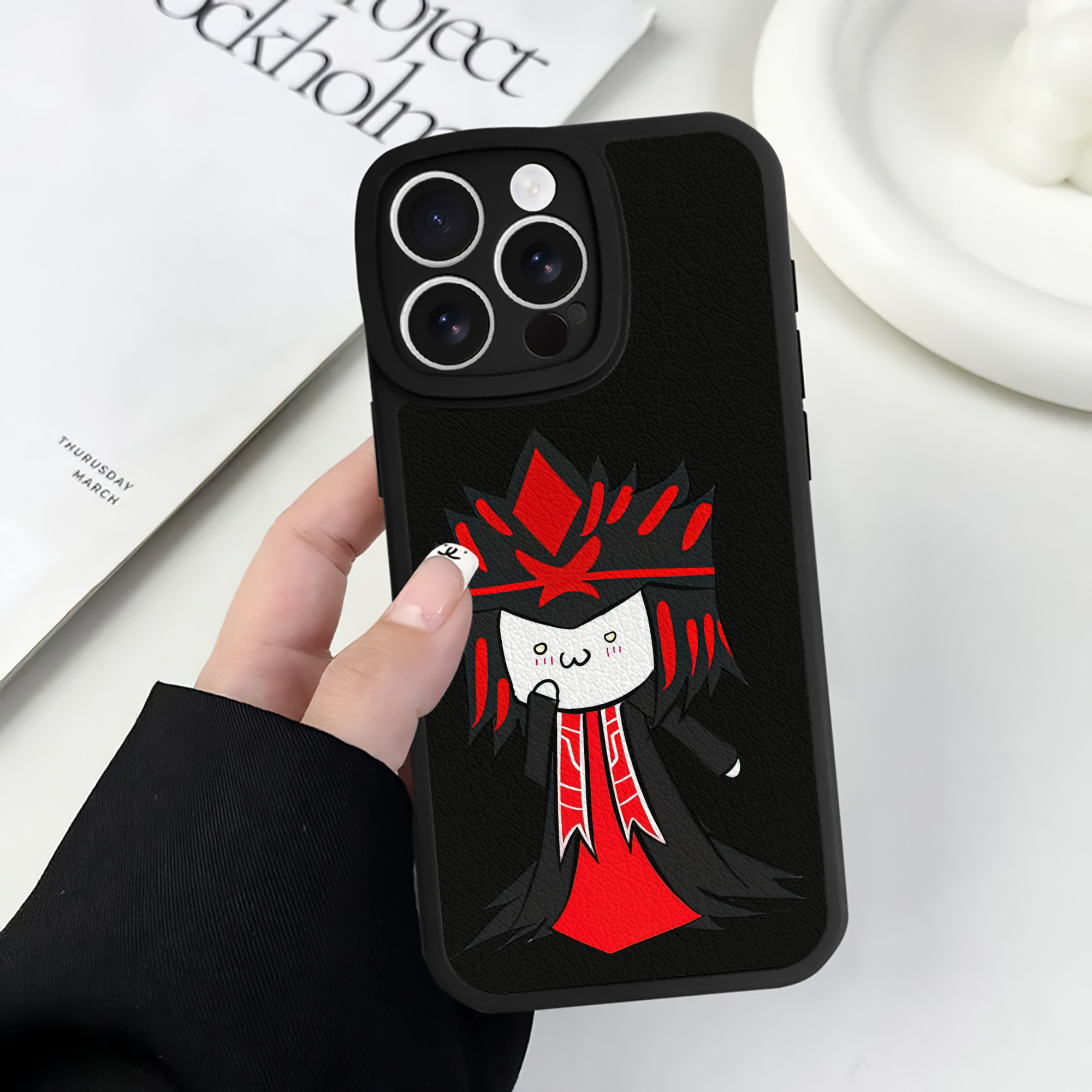 （画像用） リーグ・オブ・レジェンド League of Legends LOL 【iPhone 16シリーズ対応】シリコンスマホケース（レザー調） 材質：シリコン
